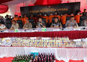 Asta Cita Presiden, Polda Sumut Ungkap Jaringan Narkoba, Selamatkan 2.636.315 Jiwa