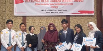 Tim Debat SMAN 1 Tanjung Redeb, Raih Juara 3 LDBI Tingkat Provinsi Kaltim 2025
