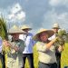 BPN Kabupaten Gianyar Gelar Panen Padi Organik Sekaligus Tandatangan Kerja Sama Implementasi Akses Reforma Agraria tahun 2025