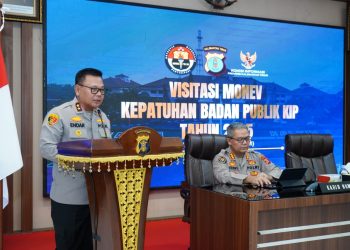 Perkuat Keterbukaan Informasi Publik, Polda Kaltim Gelar Visitasi Monev KIP 2025