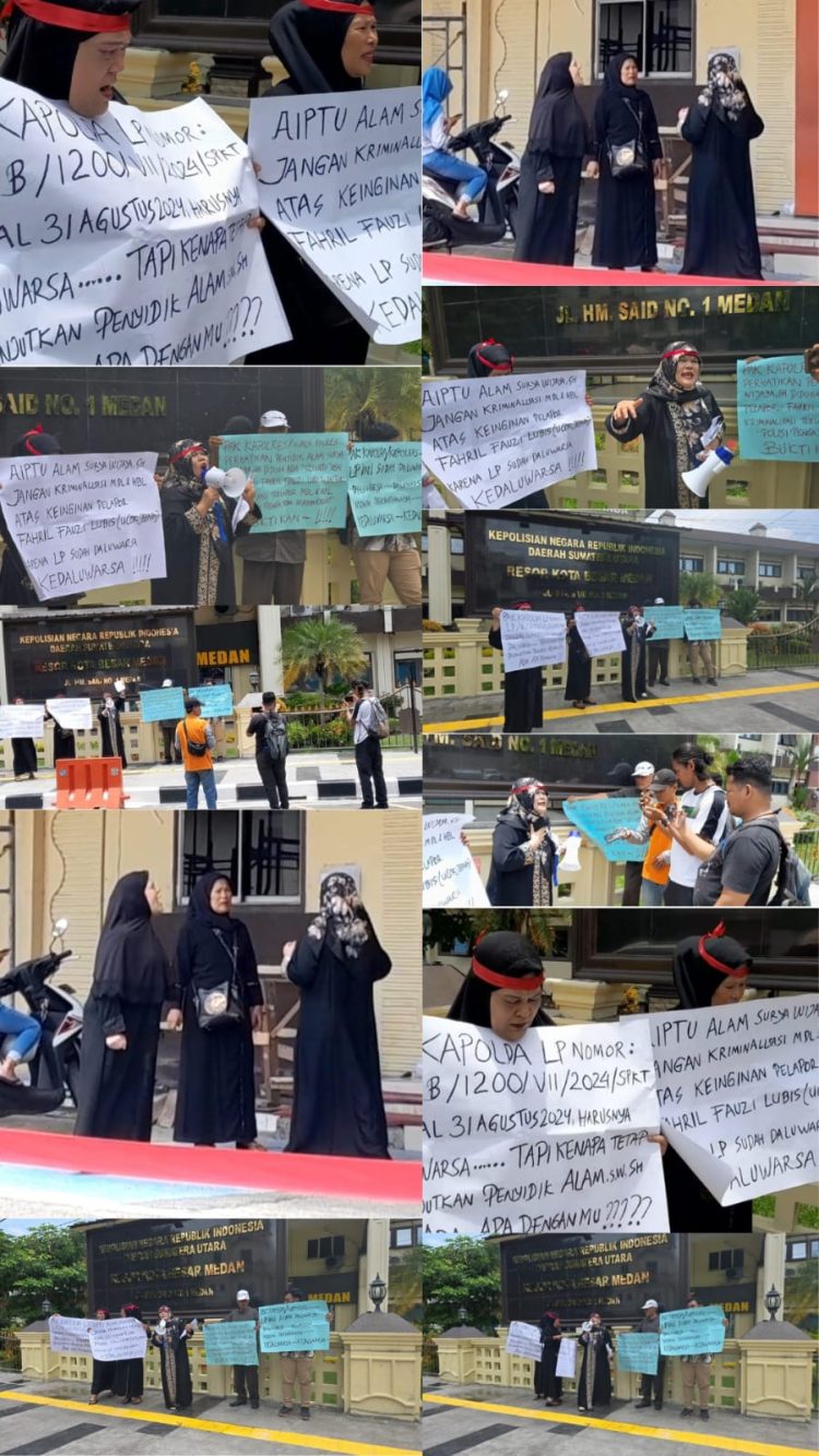 Dituduh melakukan penipuan dan penggelapan Emak-emak Klaim Jadi Korban Kriminalisasi