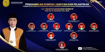 Ketua Mahkamah Agung Lantik 11 Pimpinan Pengadilan Tingkat Banding