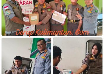 Satpol PP Berau Gelar Donor Darah dan Pemeriksaan Kesehatan, Wujud Aksi Perubahan PKP
