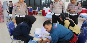 Polres PPU Bersinergi dengan RSUD Putri Aji Botung Gelar Sunat Massal Rayakan HUT Polantas ke-70