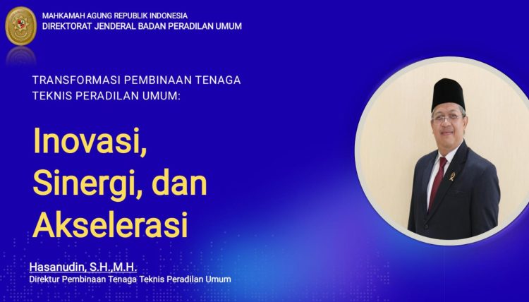 Pesan Dirbinganis Badilum Untuk Hakim Muda, Ikatlah Ilmu dengan Menulis