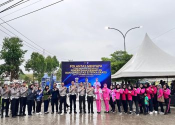 Satlantas Polres PPU Rayakan HUT Lalu Lintas ke-70 dengan Gelar Bhakti Kesehatan