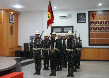 Peringati HUT ke-66, Batalyon A Pelopor Sat Brimob Polda Kaltim Lakukan Ritual Penyucian Tunggul