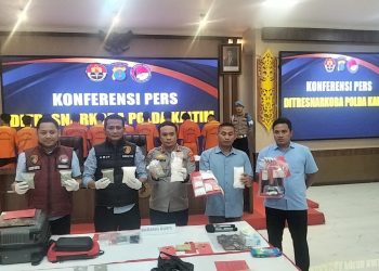 Sat Reserse Narkoba Polda Kaltim Berhasil Bongkar Jaringan Narkoba Antar Wilayah