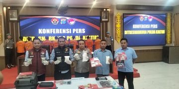 Sat Reserse Narkoba Polda Kaltim Berhasil Bongkar Jaringan Narkoba Antar Wilayah