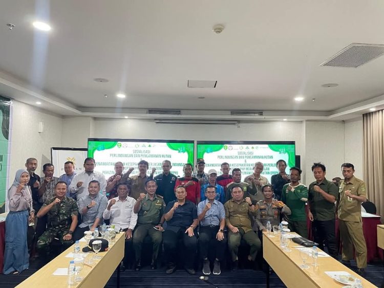 Polsek Sepaku Tegaskan Komitmen Bersama Jaga Kelestarian Hutan di Kalimantan Timur