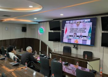 Ketua dan Wakil Ketua Pengadilan Tinggi Jakarta Ikuti Rapat Koordinasi Ditjen Badilum