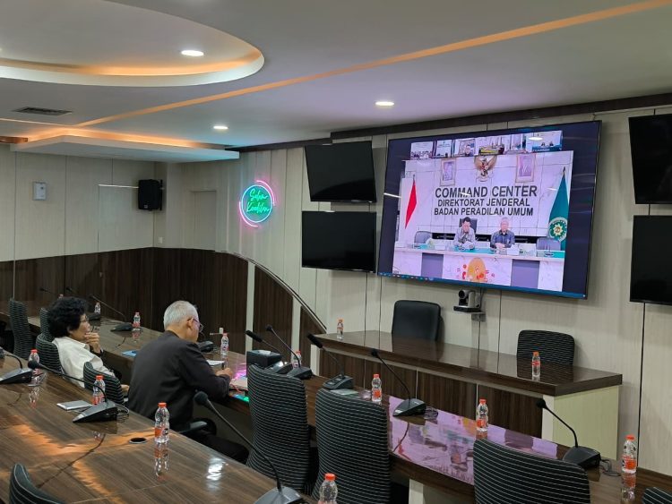 Ketua dan Wakil Ketua Pengadilan Tinggi Jakarta Ikuti Rapat Koordinasi Ditjen Badilum