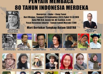 Penyair Membaca 80 Tahun Indonesia Merdeka, Octavianus Masheka : Masih Banyak ‘PR’ yang Harus Dilakukan Menuju Indonesia Emas 