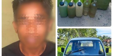 Polres PPU Bongkar Penyalahgunaan BBM Subsidi di Babulu, Mobil dan Puluhan Liter Pertalite dan 1 Tersangka Diamankan 
