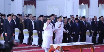 Gubernur Harum Lantik Bupati dan Wakil Bupati Mahakam Ulu Periode 2025–2030