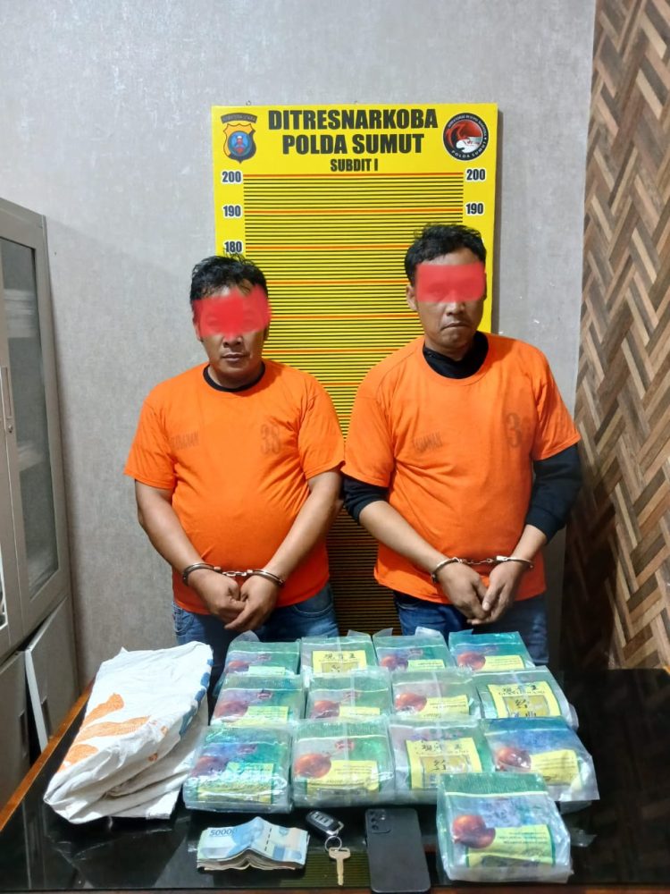 Dua Nelayan Jaringan Sabu Antar Negara Diciduk Polda Sumut 