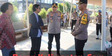 Polres Kepulauan Seribu Laksanakan Penyekatan Pelajar dan Kelompok Anarko Antisipasi Aksi Unjuk Rasa di Jakarta