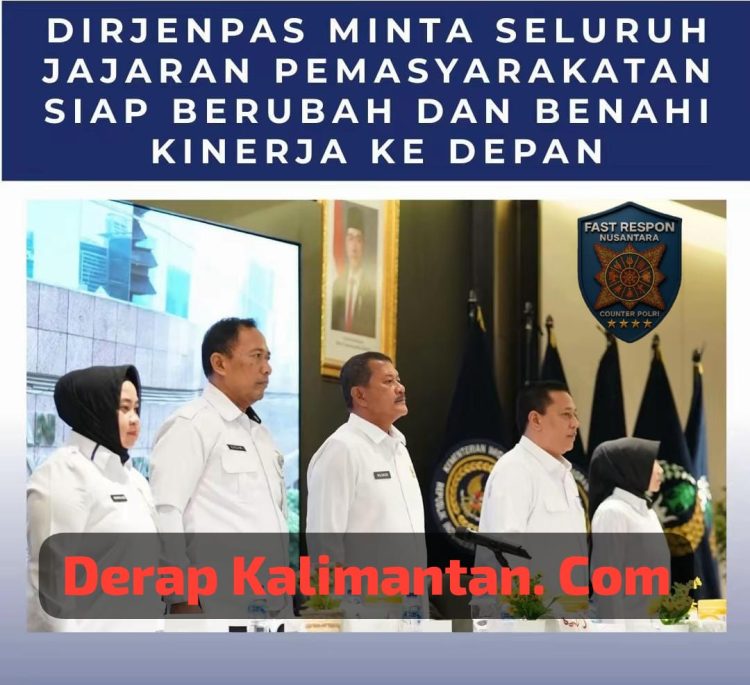 Dirjenpas Mashudi Tegaskan: Tinggalkan Pola Lama, Saatnya Pemasyarakatan Bergerak dan Berdampak