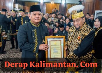 Kapolda Kaltim Terima Gelar Kehormatan dari Kesultanan Kutai Kartanegara Ing Martadipura