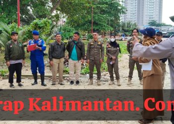 Tindaklanjuti Laporan Masyarakat, Ditpolairud Polda Kaltim bersama DLH Tinjau Pencemaran Limbah Unggas di Kawasan Pesisir Pasar Baru