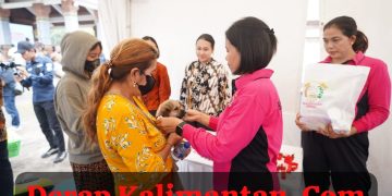 Waketum Bhayangkari Kampanye Rabies, 350 Ekor Hewan Divaksin di Polres Buleleng