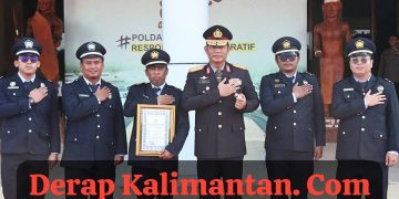 Kapolda Kaltara Berikan Penghargaan Kepada Personel dan Warga Sipil Berprestasi