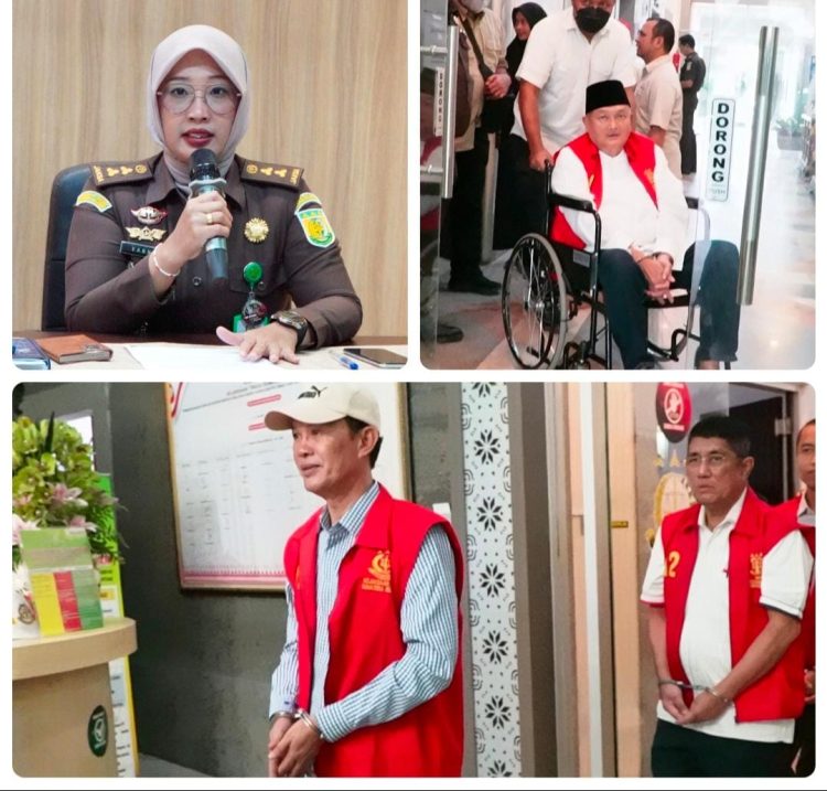 PENYERAHAN TERSANGKA DAN BARANG BUKTI (TAHAP II) PERKARA DUGAAN TINDAK PIDANA KORUPSI PASAR CINDE PALEMBANG