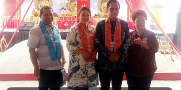 Wali Kota Medan Rico Waas Hadiri Peletakan Batu Pertama Vihara Bhoga Prajna di Medan Area