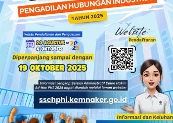 Pendaftaran & Pengusulan Calon Hakim Ad Hoc PHI 2025 Diperpanjang, Ayo Daftar!