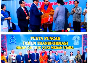 Wali Kota Medan Hadiri Pesta Puncak Tahun Transformasi HKBP Distrik 31 Medan Utara