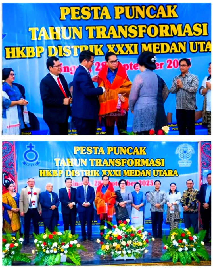 Wali Kota Medan Hadiri Pesta Puncak Tahun Transformasi HKBP Distrik 31 Medan Utara