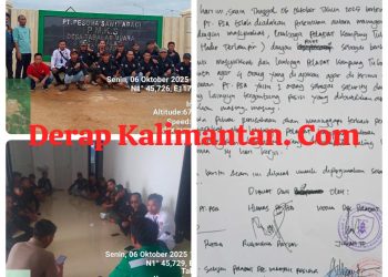 Warga Tubaan Bersama POLADAT Desak PT Pesona Sawit Abadi Patuhi Perda Ketenagakerjaan