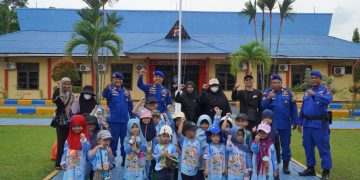 Ditpolairud Polda Kaltim Sambut Kunjungan dari TPQ Dataku Balikpapan, Pelajari Peran Polisi Air dan Pelestarian Mangrove