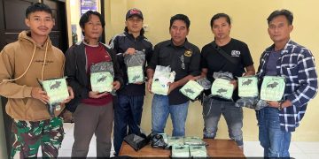 Satgas Pamtas RI-Malaysia TNI-AD,  dan Polri, gagalkan penyeludupan 13.8 Kg Sabu diperbatasan Nunukan – malinau