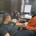 Wujud Kepedulian, Brimob Polda Kaltim Berpartisipasi Dalam Donor Darah HUT Hotel Zurich