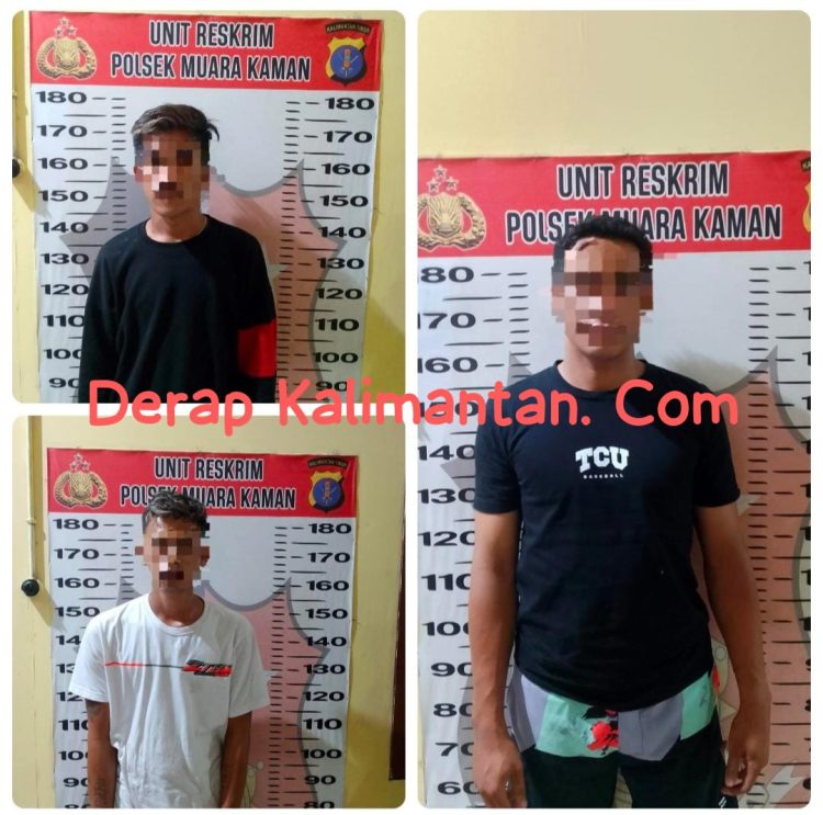 Polsek Muara Kaman Ungkap Komplotan Pencuri Lintas Kabupaten, Tiga Pelaku Ditangkap di Balikpapan