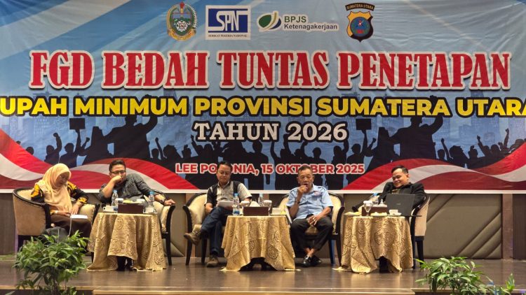 FGD Bedah Tuntas Penetapan Upah Minimum Sumut 2026, Pemerintah Harus Mengintervensi Kebutuhan Pokok