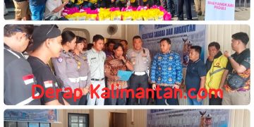 Dirlantas dan Ibu Kapolda Kaltara Bersama PATRIOT Ajak Driver Ojol Tanjung Selor Jadi Pelopor Keselamatan di Jalan Raya