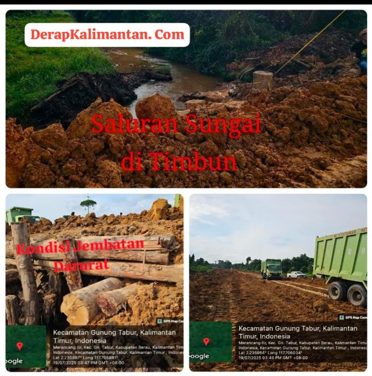 Diduga Timbun Saluran Air dan Galian C Ilegal, PT Servo dan PT KAP di Berau Disorot AKPERSI: Kejaksaan Diminta Turun Tangan!