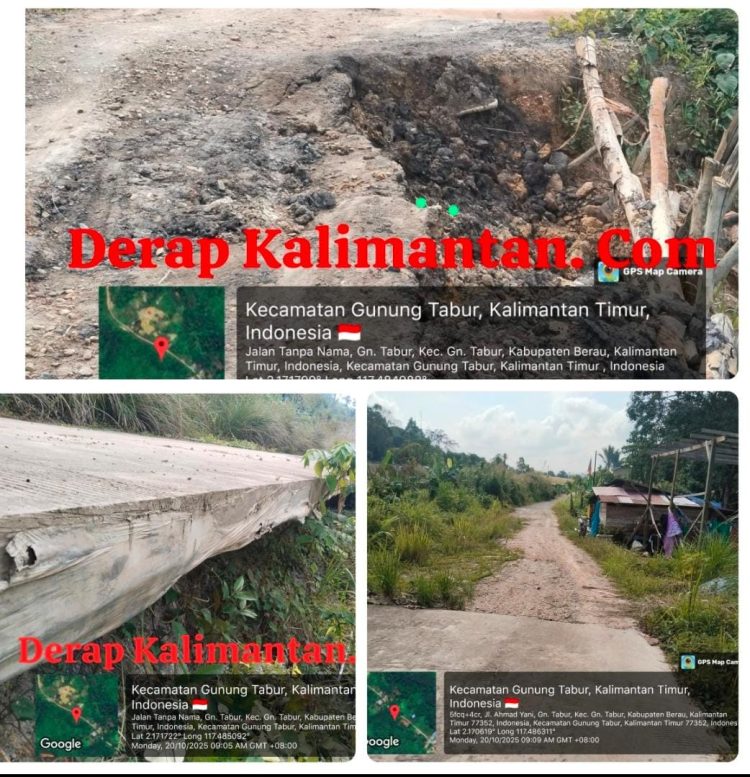 Masyarakat Sudah Teriak Minta Perbaikan Jalan, Tapi Pemerintah Berau Masih Tutup Mata