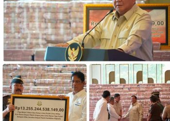 Penyerahan Uang Pengganti  Kerugian Negara Rp13,2 Triliun  Perkara CPO Minyak Goreng Terdakwa Korporasi