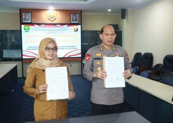 Polda Kaltim dan Pemprov Kaltim Teken Perjanjian Kerja Sama Digitalisasi Surat Dinas Melalui Aplikasi Srikandi