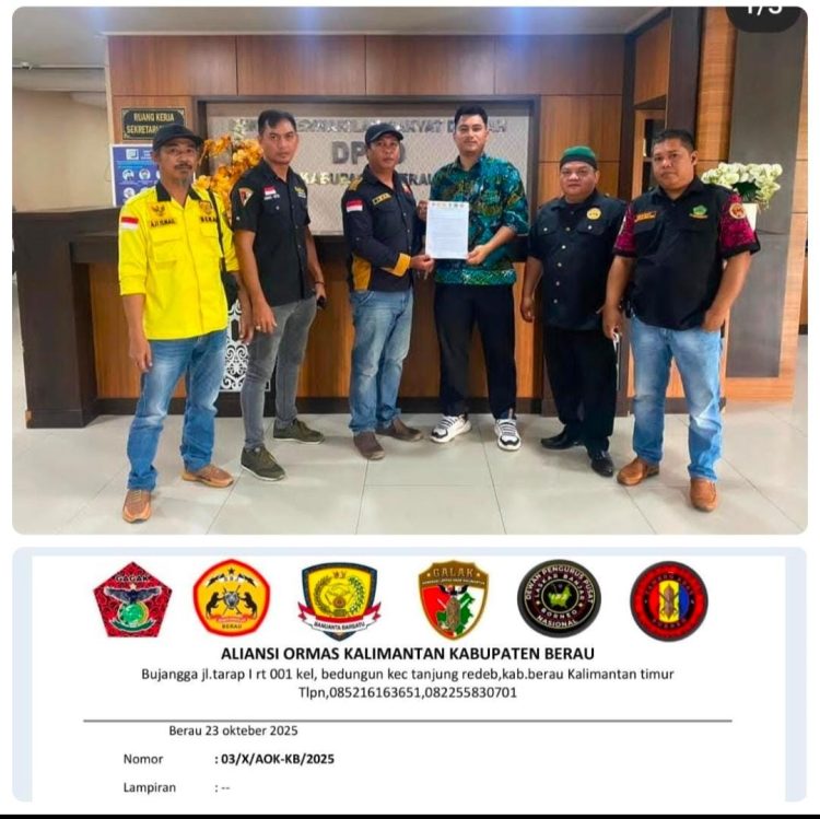 Aliansi Ormas Berau Minta DPRD Gelar RDP Terkait Dugaan Pemindahan Jalan Gurimbang oleh PT Berau Coal