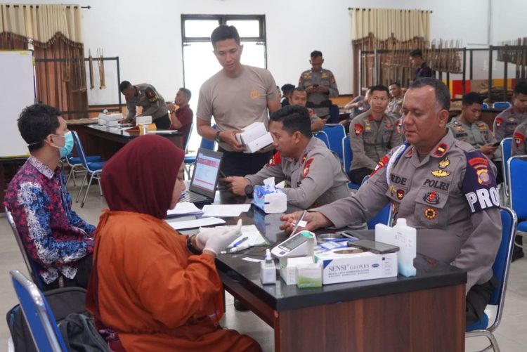 Sambut HUT ke-80 Korps Brimob Polri, Sat Brimob Polda Kaltim Gelar Aksi Donor Darah