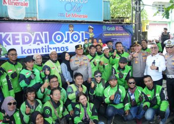 Perkuat Kemitraan dengan Komunitas Ojol, Kapolda Kaltim Resmikan Bengkel Ojol Kamtibmas dan Kedai Ojol Kamtibmas