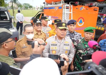 Pimpin Apel Kesiapan Tanggap Darurat Bencana Hidrometeorologi, Kapolda Kaltim: Kesiapsiagaan dan Kolaborasi Jadi Kunci Hadapi Bencana Alam