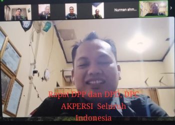 AKPERSI Gelar Rapat Kerja Virtual Bahas Persiapan Rakernas dan UKW di Bogor