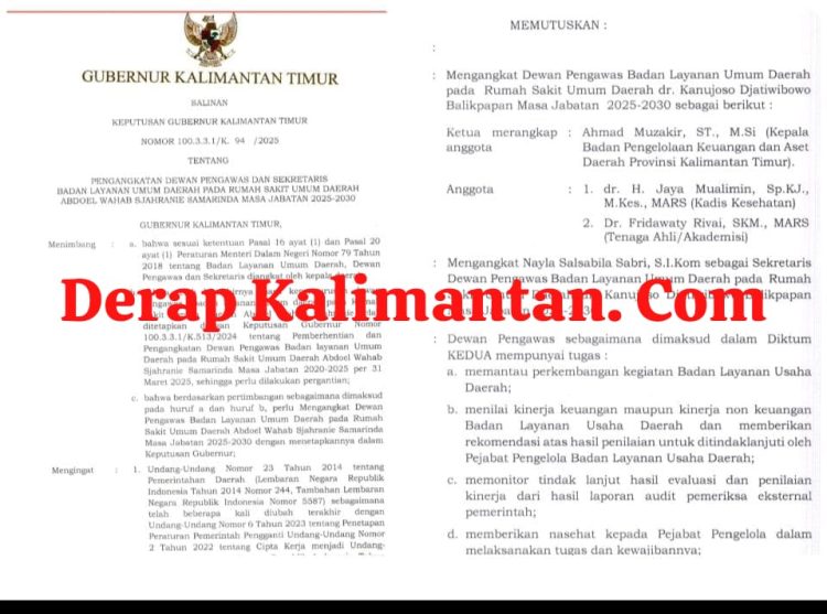 Ketika Dewas RSUD Kaltim Didatangkan dari Luar Pulau: “Bayang-Bayang Keluarga Mas’ud di Balik Kursi Dewas RSUD”