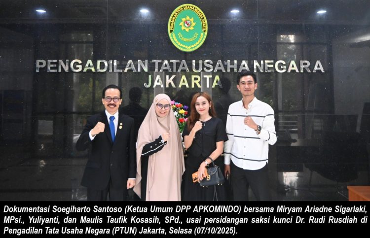 PTUN Jakarta Tolak Seluruh Gugatan Terhadap Kepengurusan Sah APKOMINDO