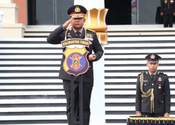 Kapolda Kaltim Pimpin Upacara Hari Pahlawan ke-80, Ajak Personel Teladani Semangat Perjuangan